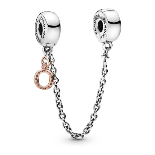 Pandora Charm Cadena de Seguridad corono O colgante