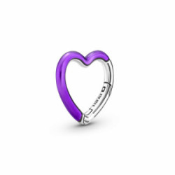 Pandora ME Conector Corazón Purpura