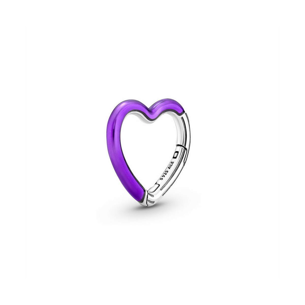 Pandora ME Conector Corazón Purpura