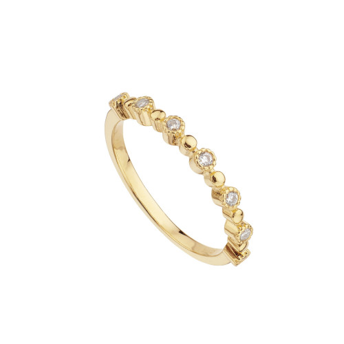 Itemporality Anillo Gold Circonitas