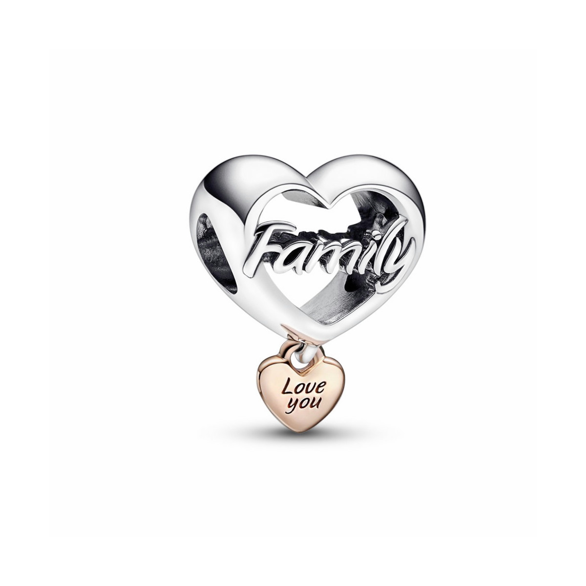 Pandora Charm Corazón Te Quiero Familia