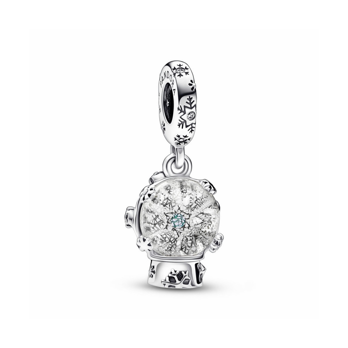 Pandora Charm Colgante Bola Copo de Nieve