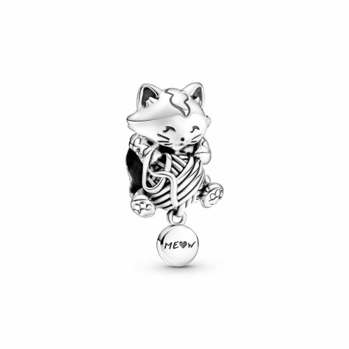 PANDORA Charm Gatito & Ovillo de Lana