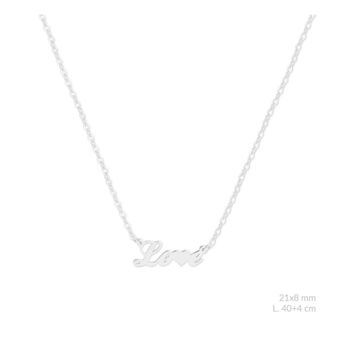 Collar Love Plata