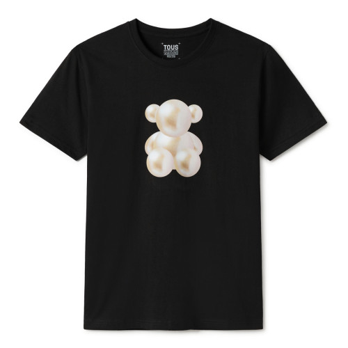 Camiseta Tous Bear Pearls Negro