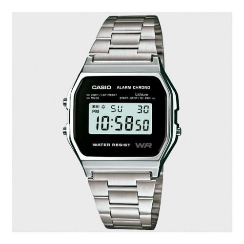 Casio Vintage en acero esfera Negra