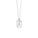 PdPaola Collar Mini Letra A Silver