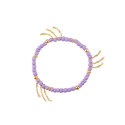 Pulsera de cadena RODEO - Malva / Dorado