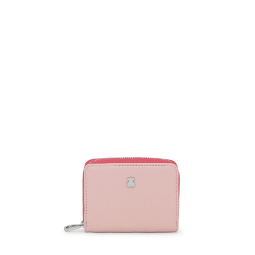 Tous Monedero Mediano New Dubai Rosa y Beige
