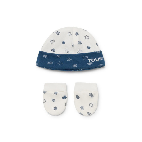 Conjunto TOUS Baby de gorro y manoplas