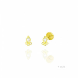 Pendientes Mini Gota Dorado