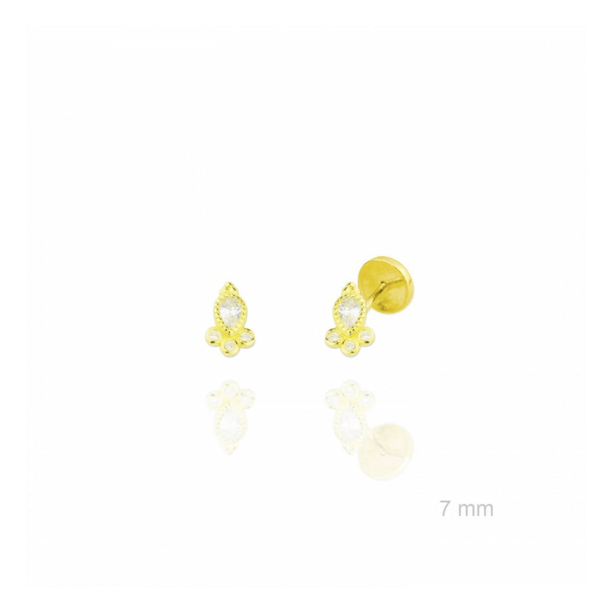 Pendientes Mini Gota Dorado