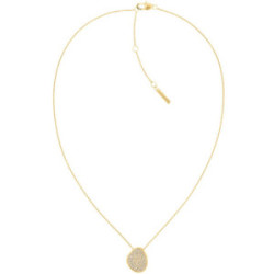 Collar de acero dorado y circonitas CALVIN KLEIN
