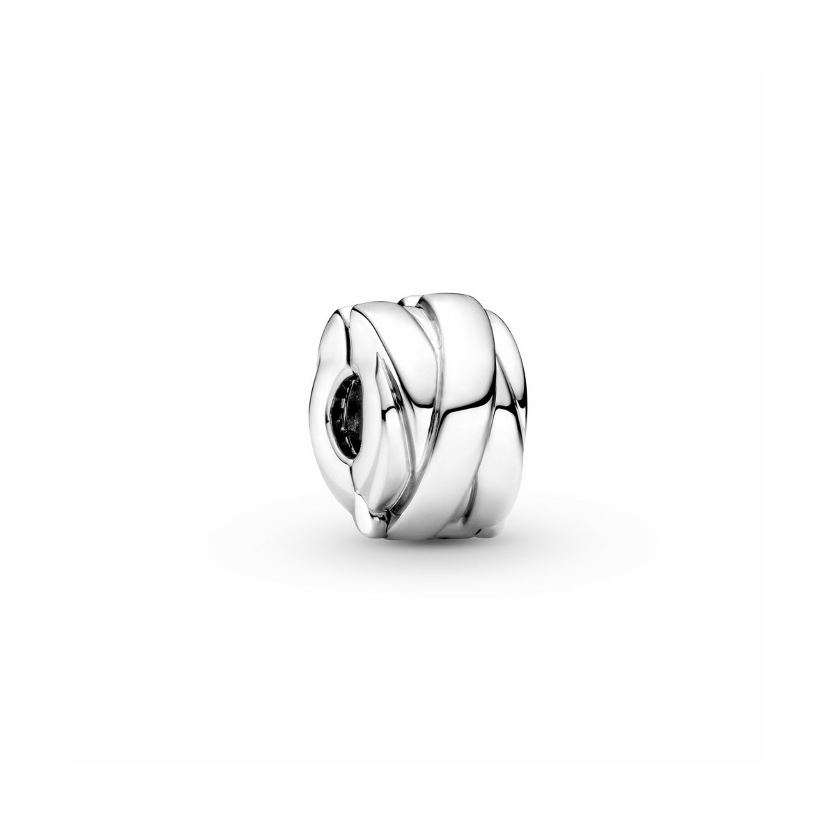 Pandora Clip Ribbon Plata