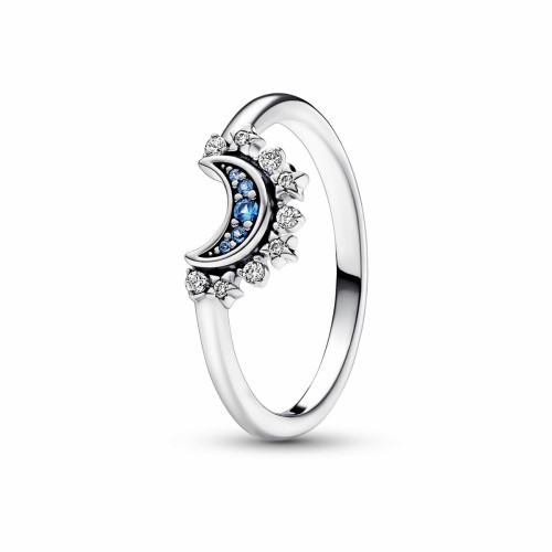 Pandora Anillo Luna Celestial Azul