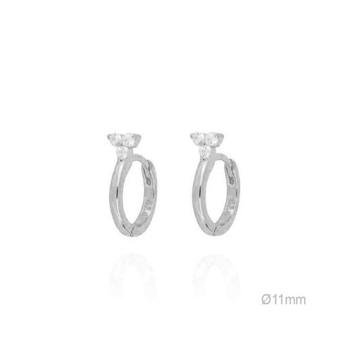 las Joyas de Irene Aros Tri circonitas
