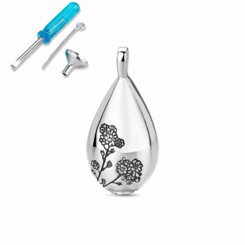 No me Olvides Gota Flores Plata de Ley