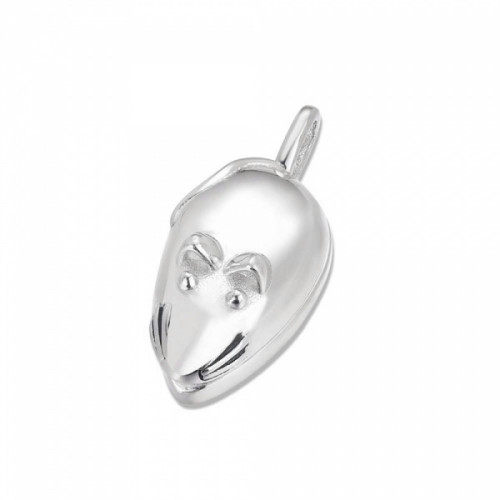 No Me Olvides Colgante Hamster en plata de ley