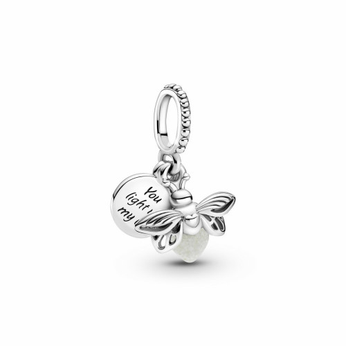 Pandora Charm Colgante en plata de ley Luciérnaga Brillante