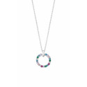 Collar aro circonitas de color