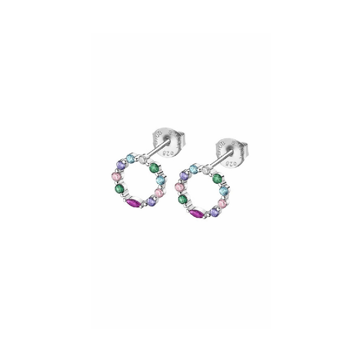 Pendientes circulos de color