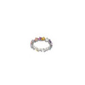 Salvatore Plata Anillo Circonitas Multicolor