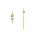 Pendientes Galaxy pincho verde MARINA GARCIA