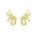 Pendientes Chantilly Maxi en plata dorada