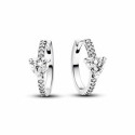 Pendientes de aro Corazón Brillante