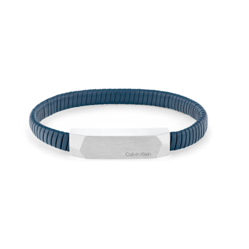 Pulsera trenzada azul CALVIN KLEIN