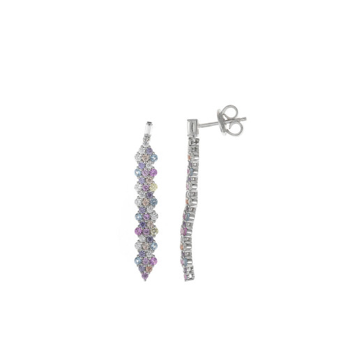 Pendiente espiga multicolor