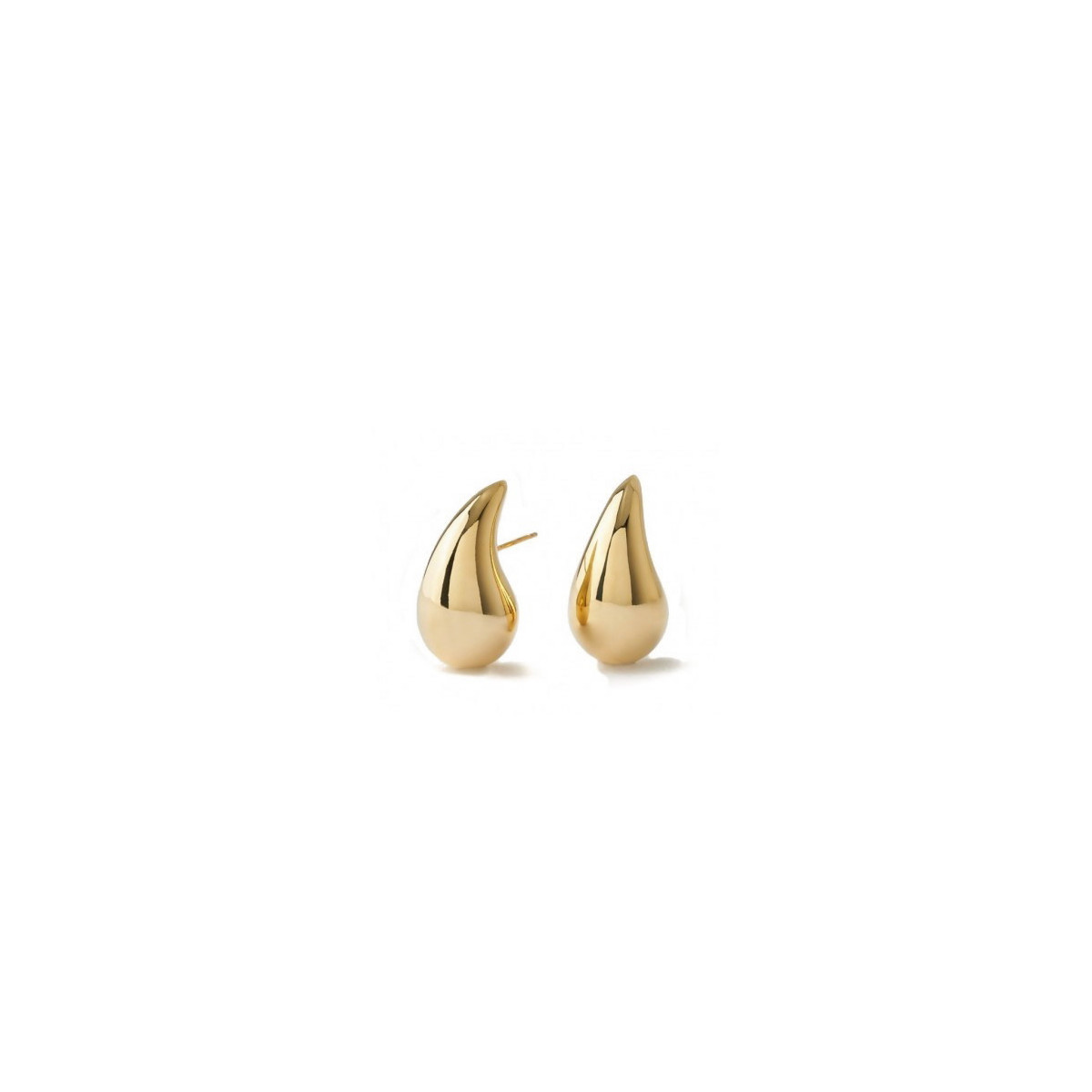 Pendientes Gota Mediano Oro 18k