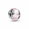 Charm de Cristal de Murano Rosa Envuelto