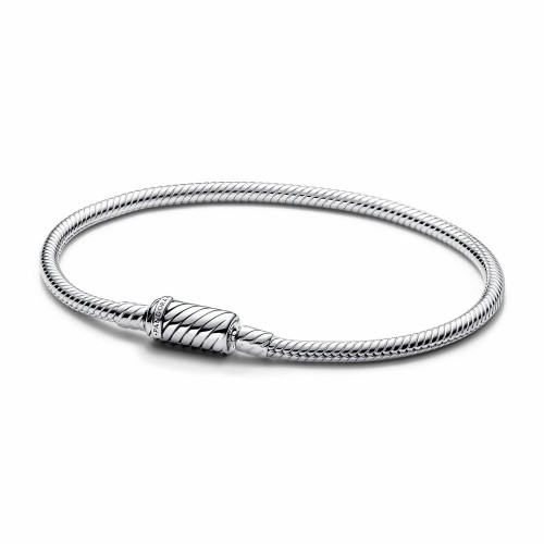 Pulsera de cadena de serpiente con cierre deslizante magnético fácil de cerrar