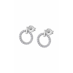 Lotus Silver Pendientes Aros
