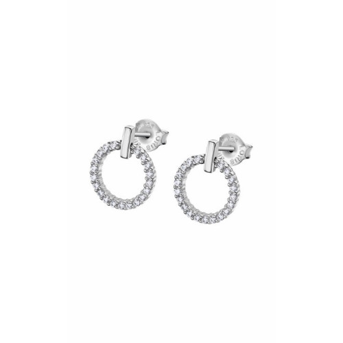 Lotus Silver Pendientes Aros
