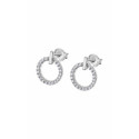Lotus Silver Pendientes Aros