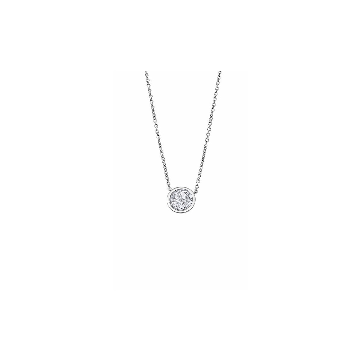 Lotus Silver Collar redondo Cerrado