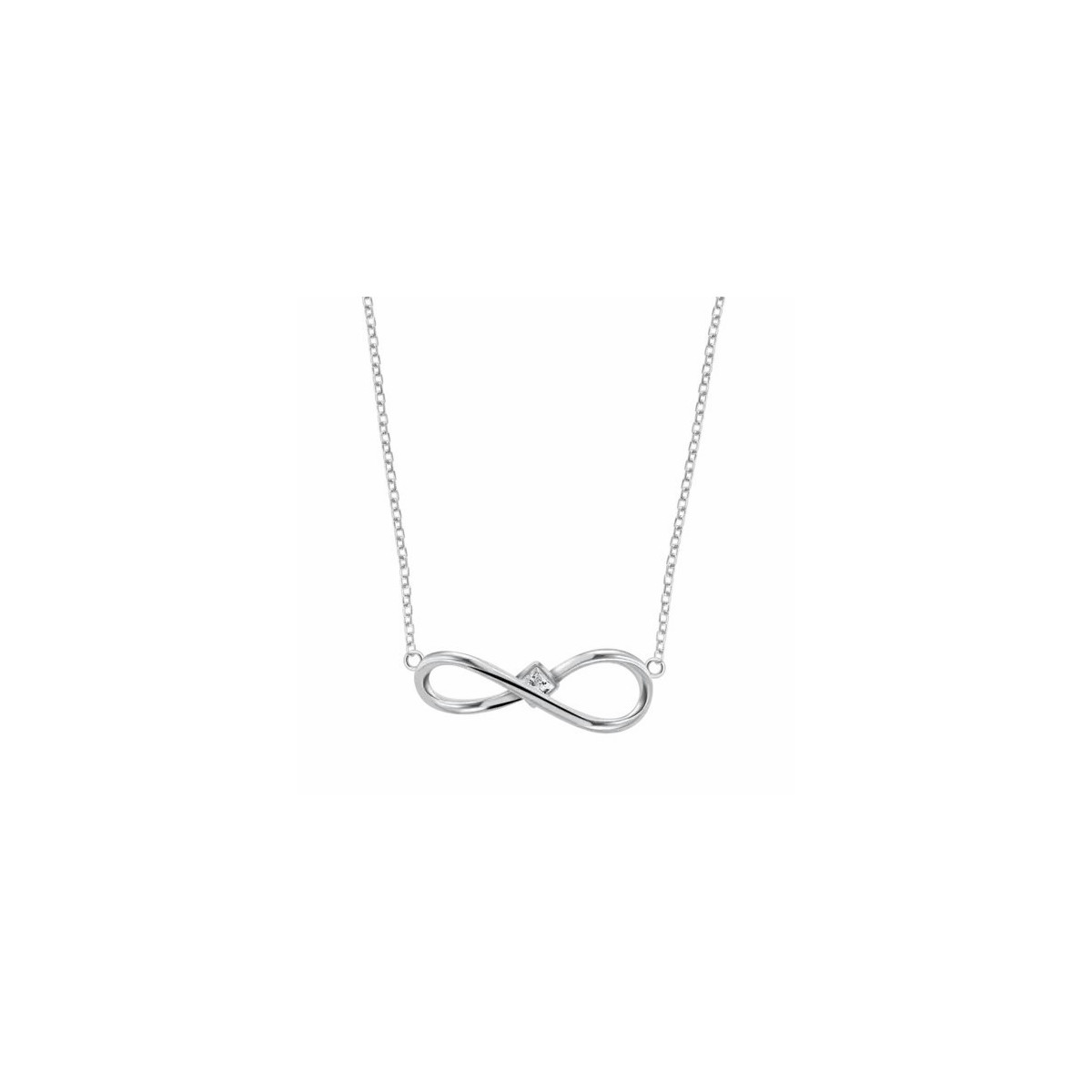 Lotus Silver Collar Infinito