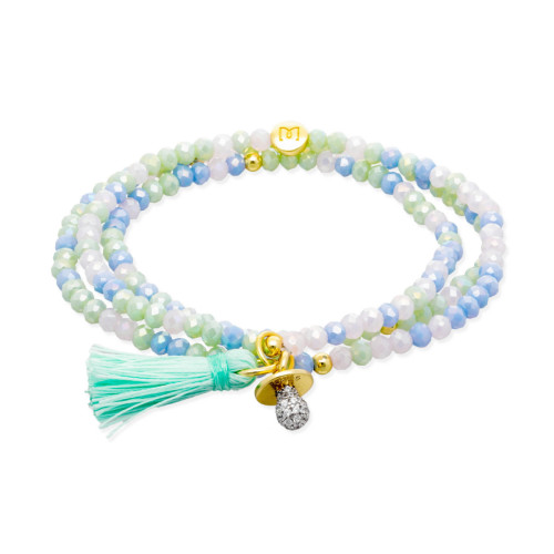 Marina Garcia Pulsera Zen Chupete Circonitas Brillantes