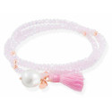 Marina Garcia Pulsera Zen Rosa Perla Barroca