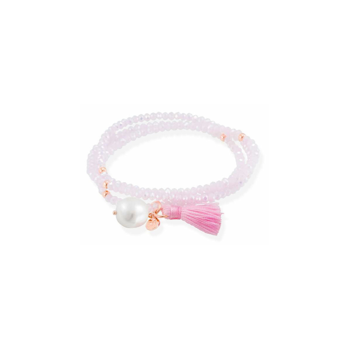 Marina Garcia Pulsera Zen Rosa Perla Barroca