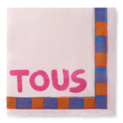 Foulard rosa palo TOUS Doris