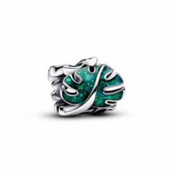 Charm Pandora Hojas de Monstera Verdes