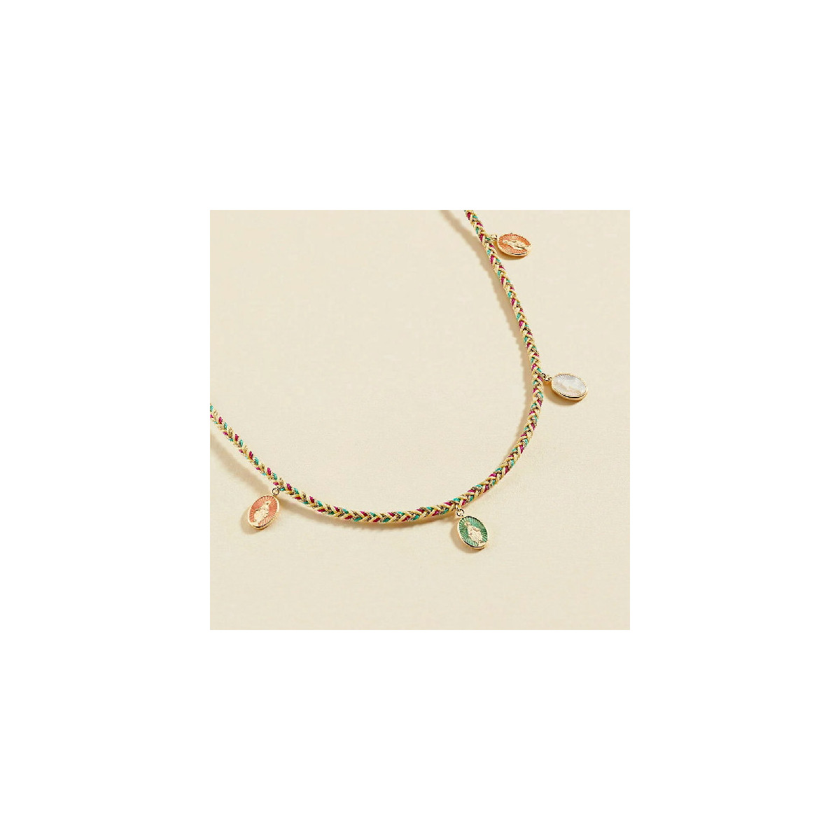 Collar corto Evening - Multicolor / Oro