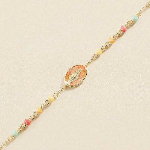 Pulsera de cadena Sunset - Multicolor / Dorado