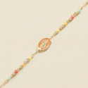 Pulsera de cadena Sunset - Multicolor / Dorado