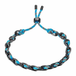 Pulsera Lotus Unisex Negro / Azul