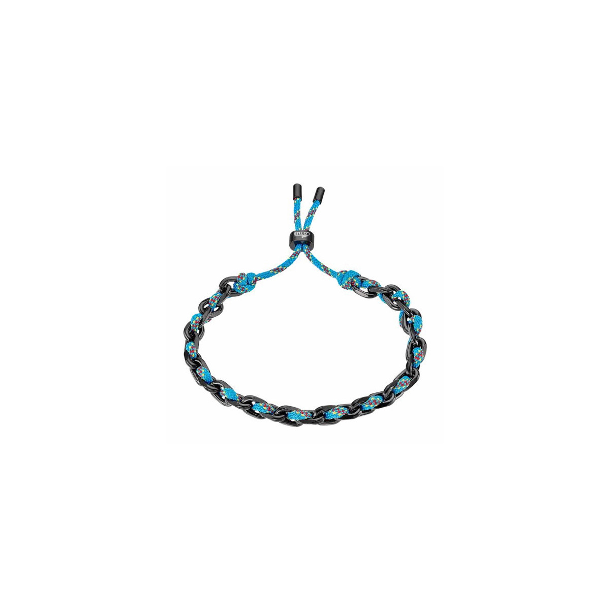 Pulsera Lotus Unisex Negro / Azul