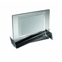 Placa Metacrilato 26x19 base metal